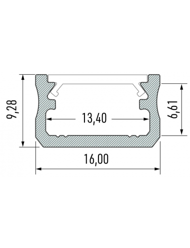 Clip de fixation acier pour Profilé rond multi-usages 25mm