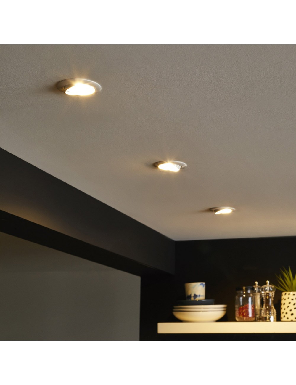 Spot LED doré encastré de plafond : pour un éclairage d'intérieur design